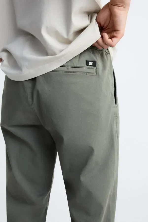JOGGING BEL PANTS-Khaki - 5