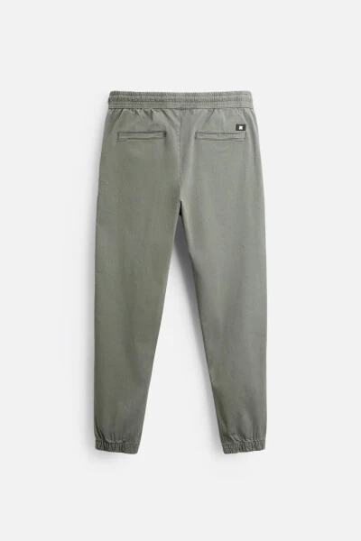 JOGGING BEL PANTS-Khaki - 7