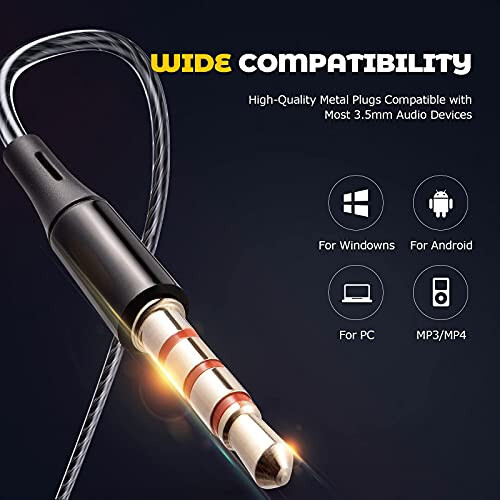 Jogteg Earbuds Headphones with Microphone Pack of 5, Noise Isolating Wired Earbuds, Earphones with Powerful Heavy Bass Stereo, Compatible with Android, Phone, Laptops, MP3 and Most 3.5mm Interface - 6