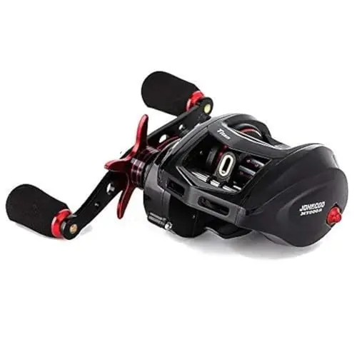 JOHNCOO Titan Baitcasting Reel Max Drag 13 Kgs Big Fish Fishing Reel for Saltwater and Freshwater Heavy Duty - 1