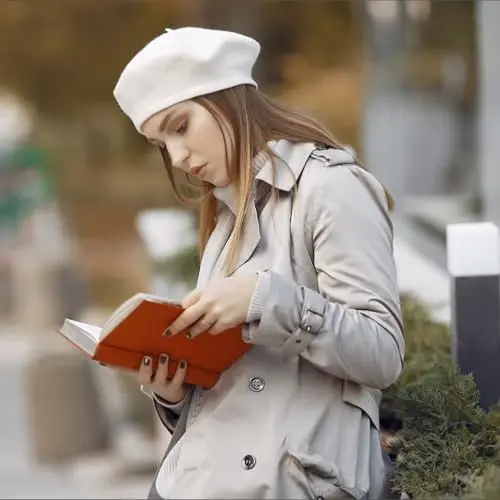 Jolbndcv 6PCS Beret, French Beanie, Outdoor, Winter, Fashion Lady Hat - 7