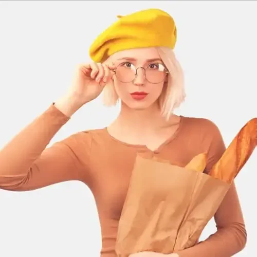 Jolbndcv 6PCS Beret, French Beanie, Outdoor, Winter, Fashion Lady Hat - 7