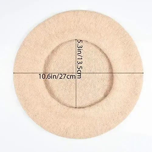 Jolbndcv 6PCS Beret, French Beanie, Outdoor, Winter, Fashion Lady Hat 