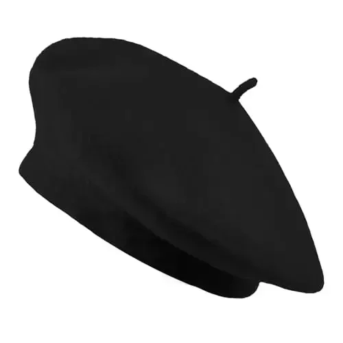 Jolbndcv 6PCS Beret, French Beanie, Outdoor, Winter, Fashion Lady Hat - 1