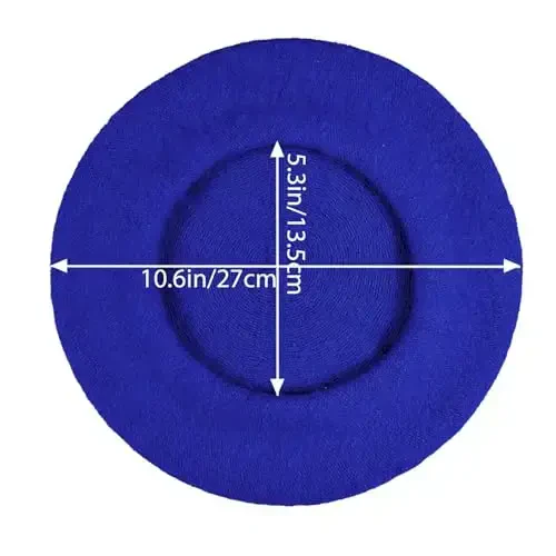 Jolbndcv 6PCS Beret, French Beanie, Outdoor, Winter, Fashion Lady Hat - 2