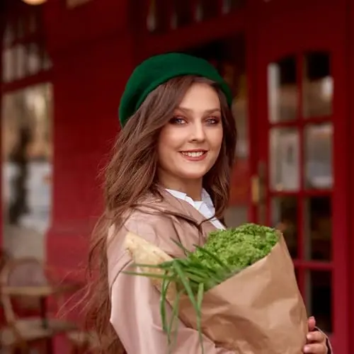 Jolbndcv 6PCS Beret, French Beanie, Outdoor, Winter, Fashion Lady Hat - 5