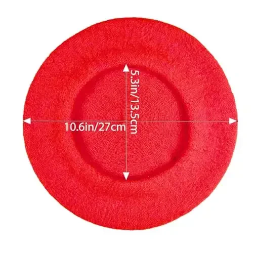 Jolbndcv 6PCS Beret, French Beanie, Outdoor, Winter, Fashion Lady Hat - JOLBNDCV (1)