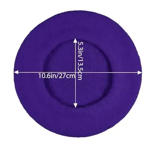 Jolbndcv 6PCS Beret, French Beanie, Outdoor, Winter, Fashion Lady Hat - JOLBNDCV (1)