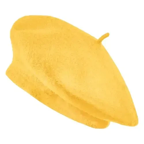 Jolbndcv 6PCS Beret, Fransuzcha Beanie, Ochiq havoda, Qish, Moda ayollar shlyapasi - 1