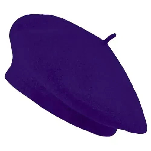 Jolbndcv 6PCS Beret, Fransuzcha Beanie, Tashqi makon, Qish, Moda ayollar shlyapasi 