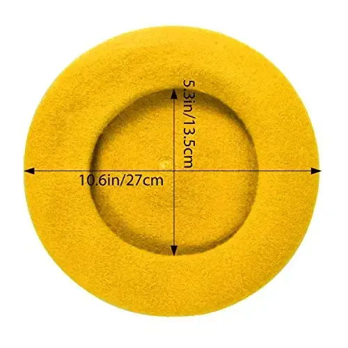 Jolbndcv 6PCS Beret, Fransuzcha Bini, Tashqi makon, Qish, Moda Ayollar Shlyapasi - JOLBNDCV (1)