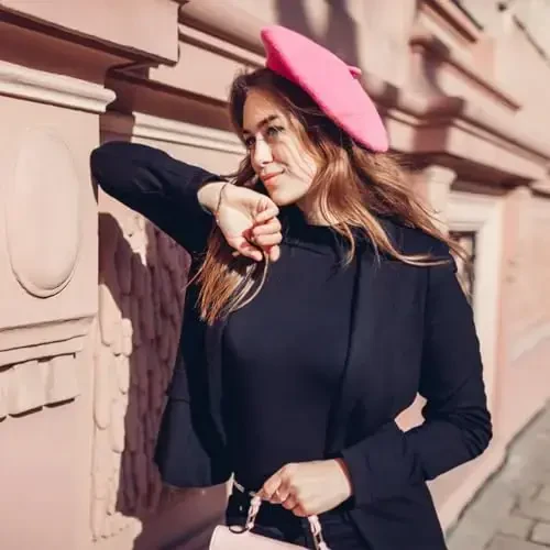 Jolbndcv 6PCS Beret, Frantsuzcha Beanie, Tashqi, Qish, Moda Xonim Shlyapa - 7