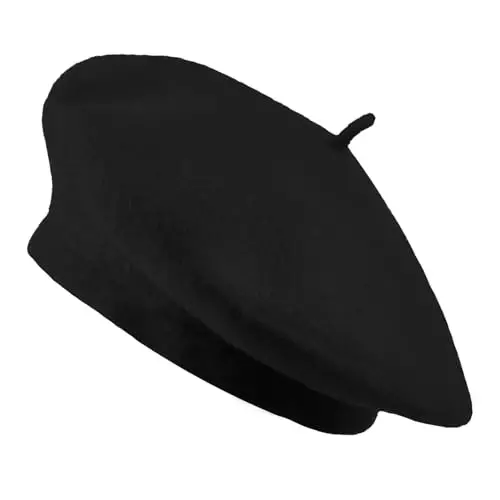 Jolbndcv 6PCS Beret, French Beanie, Outdoor, Winter, Fashion Lady Hat 