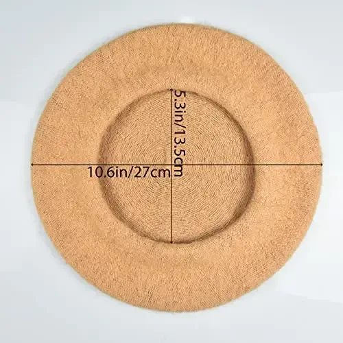 Jolbndcv 6PCS Beret, French Beanie, Outdoor, Winter, Fashion Lady Hat - 2