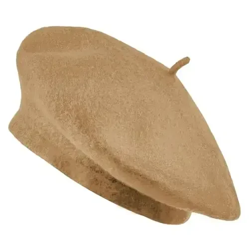 Jolbndcv 6PCS Beret, French Beanie, Outdoor, Winter, Fashion Lady Hat - 1