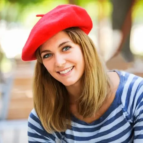 Jolbndcv 6PCS Beret, French Beanie, Outdoor, Winter, Fashion Lady Hat | One Size Fits Most,Solid Color,Stretchable,for All Season - 5