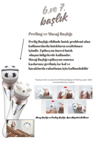 7 Başlıklı Süper Lüx Epilatör / Epilasyon (Yeni Versiyon) - 7