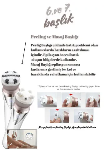 Jolvena 6 boshli super hashamatli epilyator / Epilyatsiya - 7