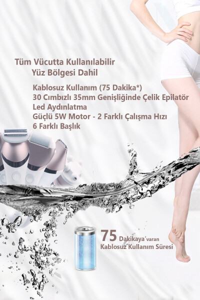 Jolvena 6-Head Super Luxury Epilator / Epilation - 9