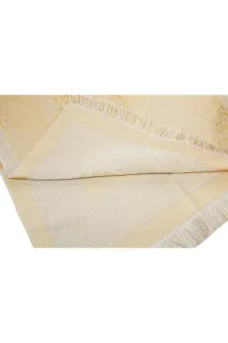 Jonajon Onamga Seccadali va Marjon Tasbehli Maxsus Silindr Qutuli To'plam - Oqish Rang-Oqish - 6