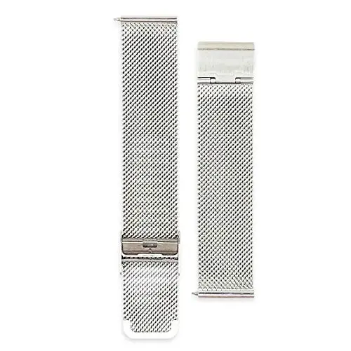 Jonurphy Watch Bands,16mm 18mm 20mm 22mm Replacement Stainless Steel Metal Mesh Band,Quick Release Watch bands Metal Bolt,Smart Watch Wristbands for Men Women. - 3