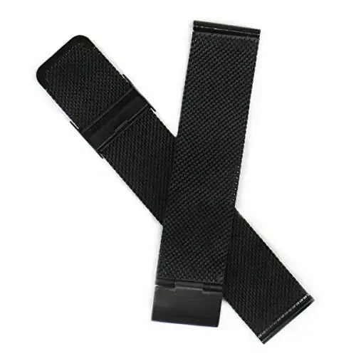 Jonurphy Watch Bands,16mm 18mm 20mm 22mm Replacement Stainless Steel Metal Mesh Band,Quick Release Watch bands Metal Bolt,Smart Watch Wristbands for Men Women. - 3