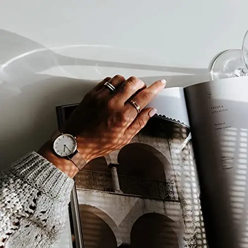 Jonurphy Watch Bands,16mm 18mm 20mm 22mm Replacement Stainless Steel Metal Mesh Band,Quick Release Watch bands Metal Bolt,Smart Watch Wristbands for Men Women. - 4