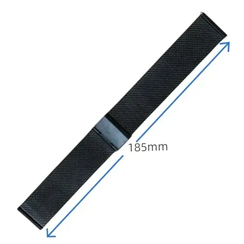 Jonurphy Watch Bands,16mm 18mm 20mm 22mm Replacement Stainless Steel Metal Mesh Band,Quick Release Watch bands Metal Bolt,Smart Watch Wristbands for Men Women. - 2