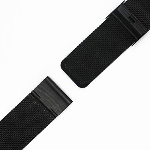 Jonurphy Watch Bands, 16mm 18mm 20mm 22mm Replacement Stainless Steel Metal Mesh Band, Quick Release Watch bands Metal Bolt, Smart Watch Wristbands for Men Women - 4