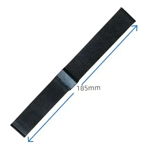 Jonurphy Watch Bands,16mm 18mm 20mm 22mm Replacement Stainless Steel Metal Mesh Band,Quick Release Watch bands Metal Bolt,Smart Watch Wristbands for Men Women. - 2