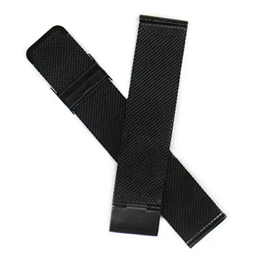 Jonurphy Watch Bands,16mm 18mm 20mm 22mm Replacement Stainless Steel Metal Mesh Band,Quick Release Watch bands Metal Bolt,Smart Watch Wristbands for Men Women. - 3
