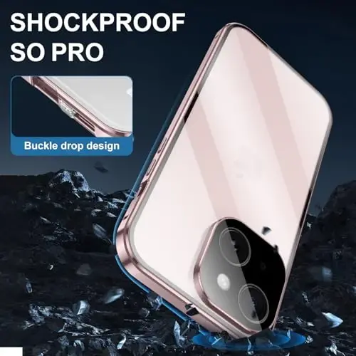 Jonwelsy Anti Peeping Case for iPhone 15 Plus (6.7