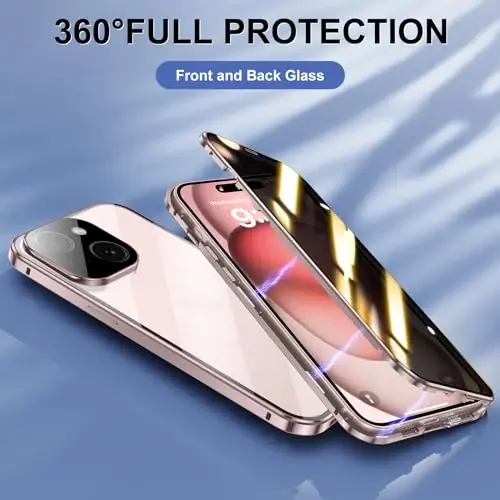 Jonwelsy Anti Peeping Case for iPhone 15 Plus (6.7