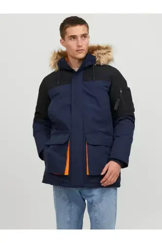 Jorsaker Jacket Men's Jacket-Navy Blue - 1