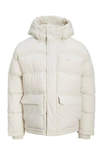 Jorsence Puffer Jacket, Oversize, Hooded, Quilted. - JACK & JONES