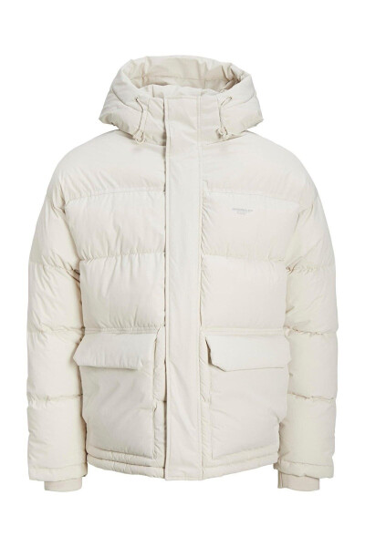 Jorsence Puffer Jacket Oversize Kapüşonlu Kapitone Mont - JACK & JONES