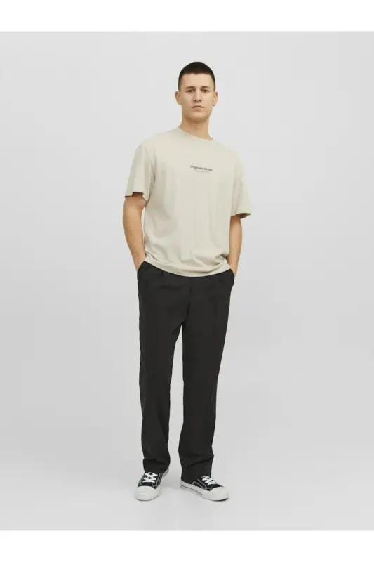 JorVesterbro Relaxed Fit T-Shirt 12240121-Beige - 3