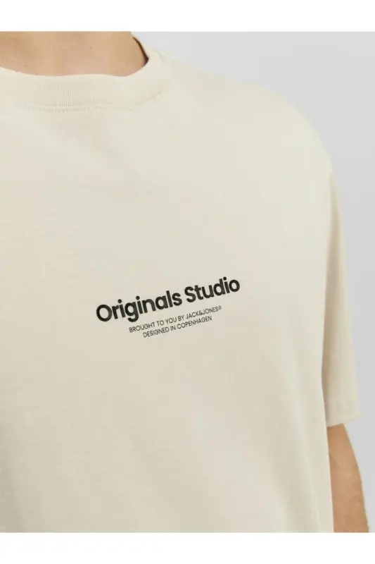 JorVesterbro Relaxed Fit T-Shirt 12240121-Beige - 8