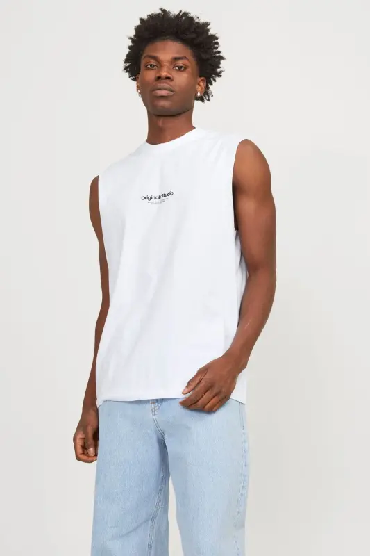 JORVESTERBRO SLEEVELESS TEE SN-Bright White - 7