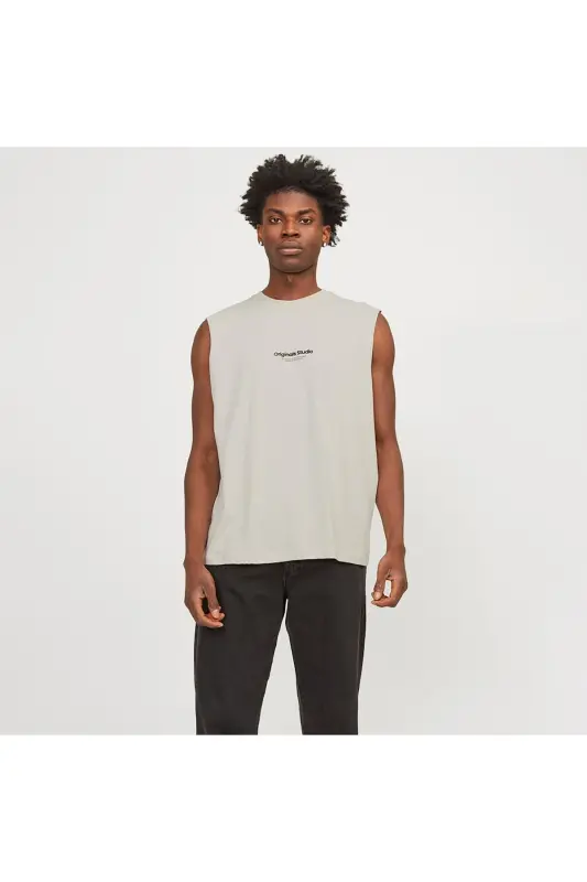JORVESTERBRO SLEEVELESS TEE SN-Moonbeam - JACK & JONES