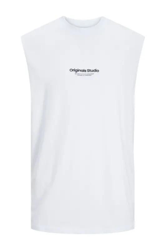JORVESTERBRO SLEEVELESS TEE SN-Parlak Beyaz - 1