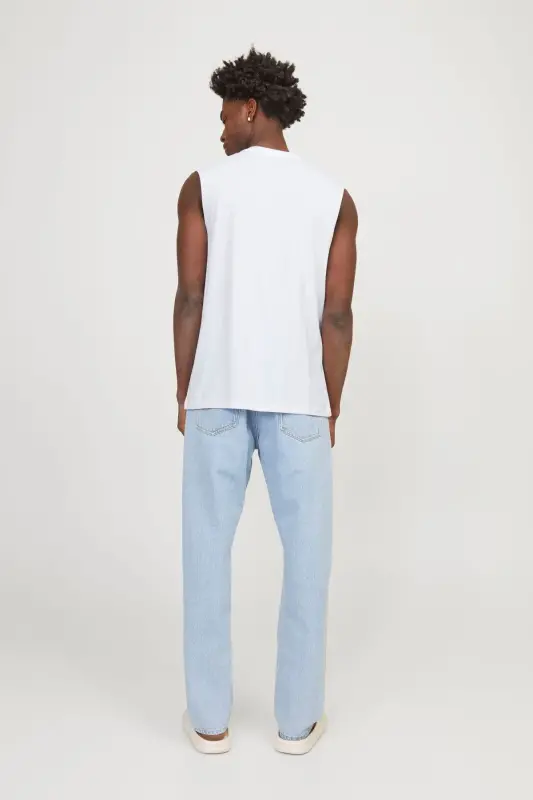 JORVESTERBRO SLEEVELESS TEE SN-Parlak Beyaz - 4