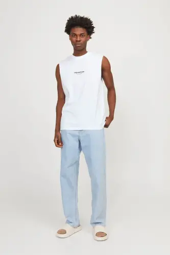 JORVESTERBRO SLEEVELESS TEE SN-Yorqin Oq - 5