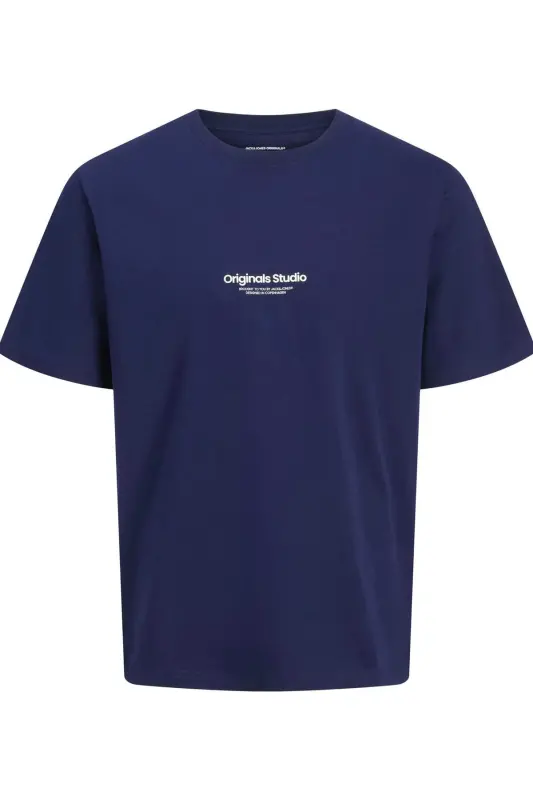 JORVESTERBRO TEE SS CREW NECK NOOS LACIVERT-1-Ocean Cavern - 1