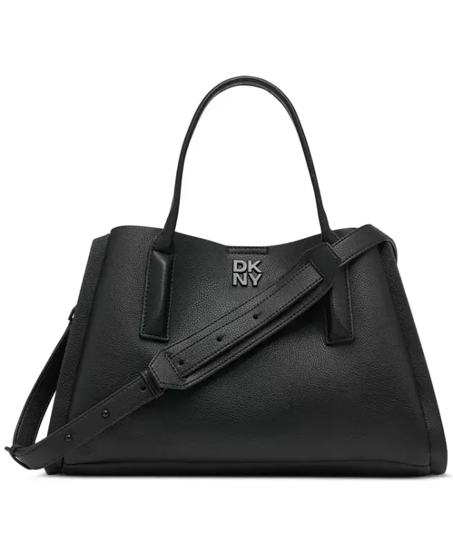 Josie Medium Crossbody Satchel-Black/black - 1