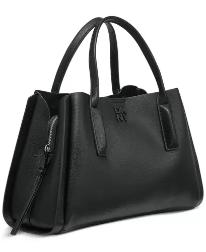 Josie Medium Crossbody Satchel-Black/black - 4