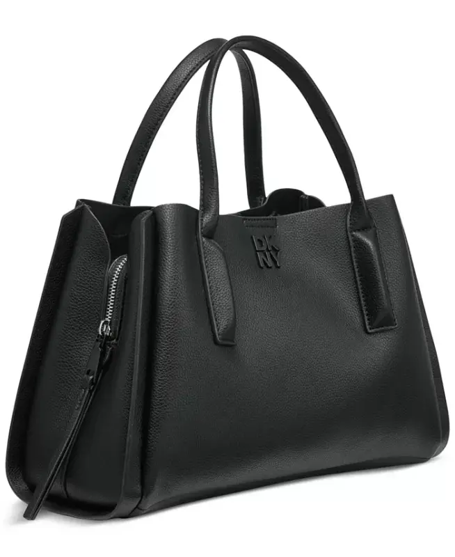 Josie Medium Crossbody Satchel-Black/black - 4