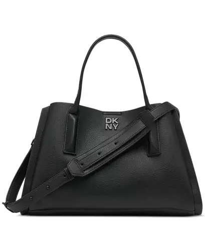 Josie Medium Crossbody Satchel-Black/black - 1