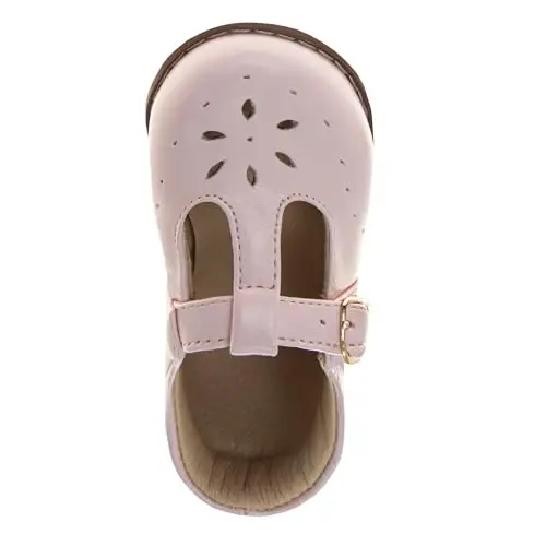 Josmo Baby Girls Maryjane Flats Slipon - Newborn Infant Formal Dress Shoes School Mary Janes (Size 3-8 Infant-Toddlers) - 5