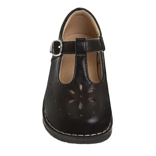 Josmo Baby Girls Maryjane Flats Slipon - Newborn Infant Formal Dress Shoes School Mary Janes (Size 3-8 Infant-Toddlers) - 4